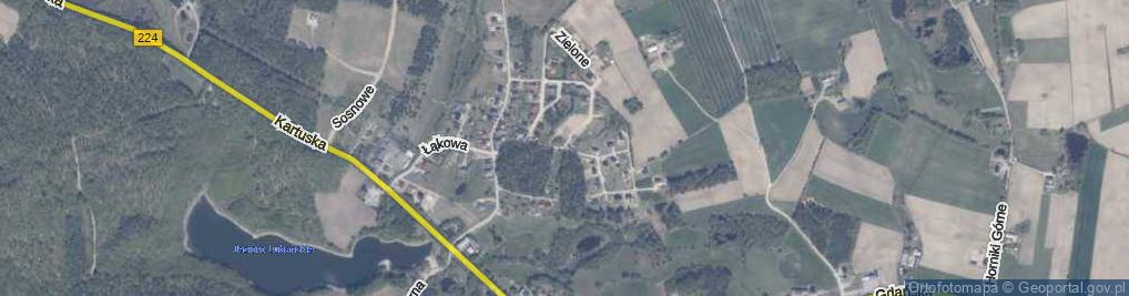 Zdjęcie satelitarne Leśna ul.